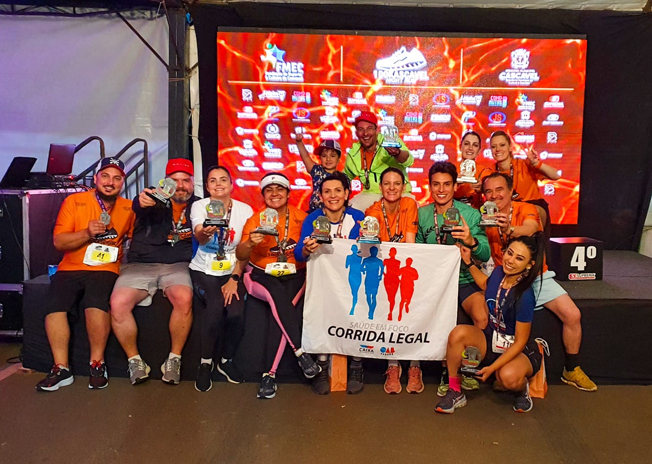 OAB faz bonito e conquista 11 pódios na 1a Prova 100 Kascavel Night Run